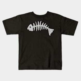 Skeleton Of Fish Kids T-Shirt